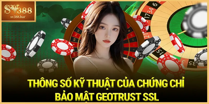 Thông số kỹ thuật của chứng chỉ bảo mật GeoTrust SSL
